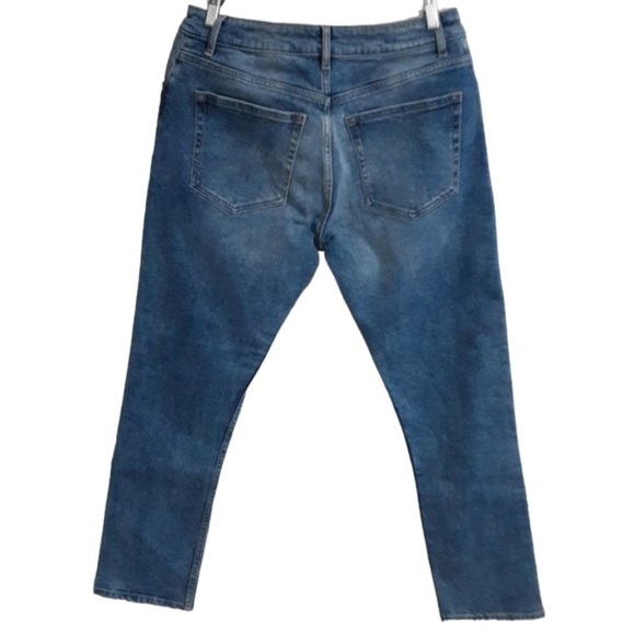 Warp+weft CDG Paris cigarette women high rise button fly jean  31 Casual retro - Picture 6 of 13